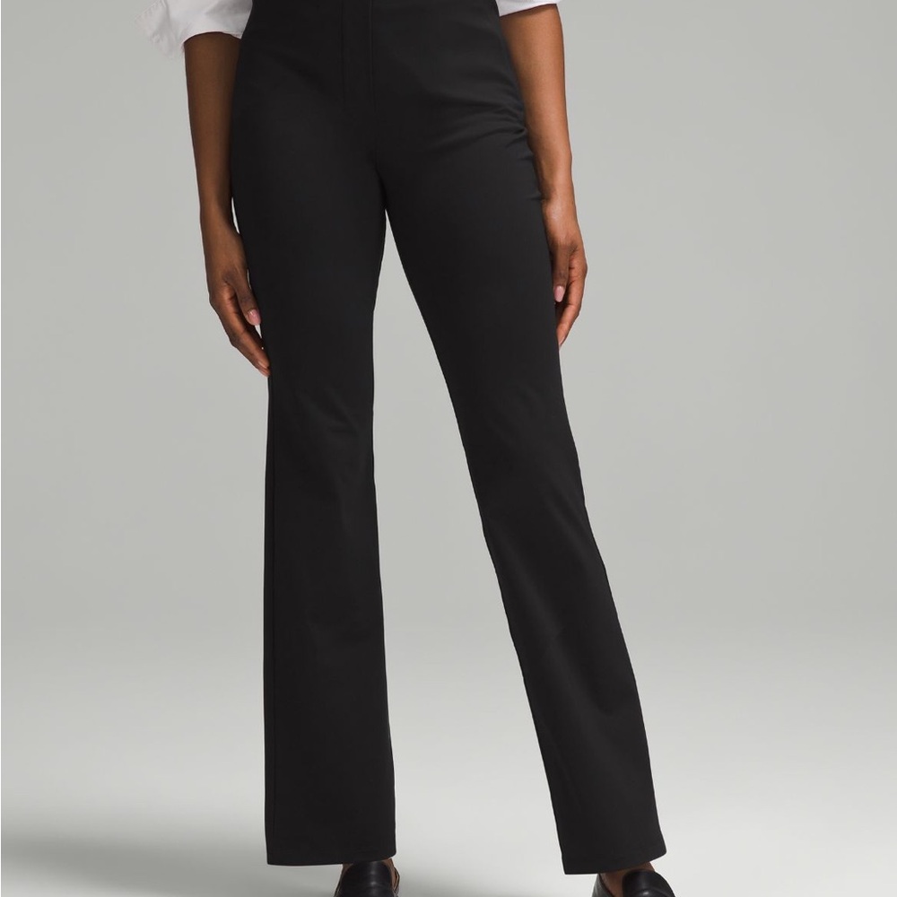 Lululemon Athletica Black Smooth Fit Pull On High Rise Pant Size 12